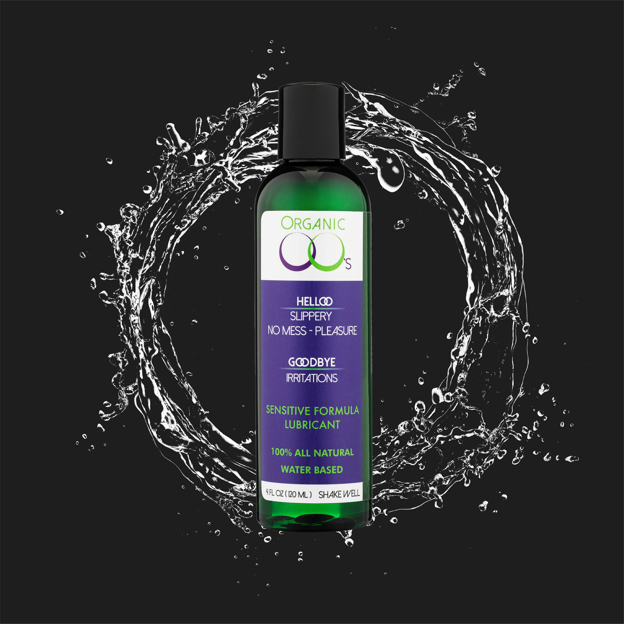 Organic OO's Water Based 100% All Natural Personal Lubricant 4.22 FL. Organic OO's Water Based 100% All Natural Personal Lubricant 4.22 FL.