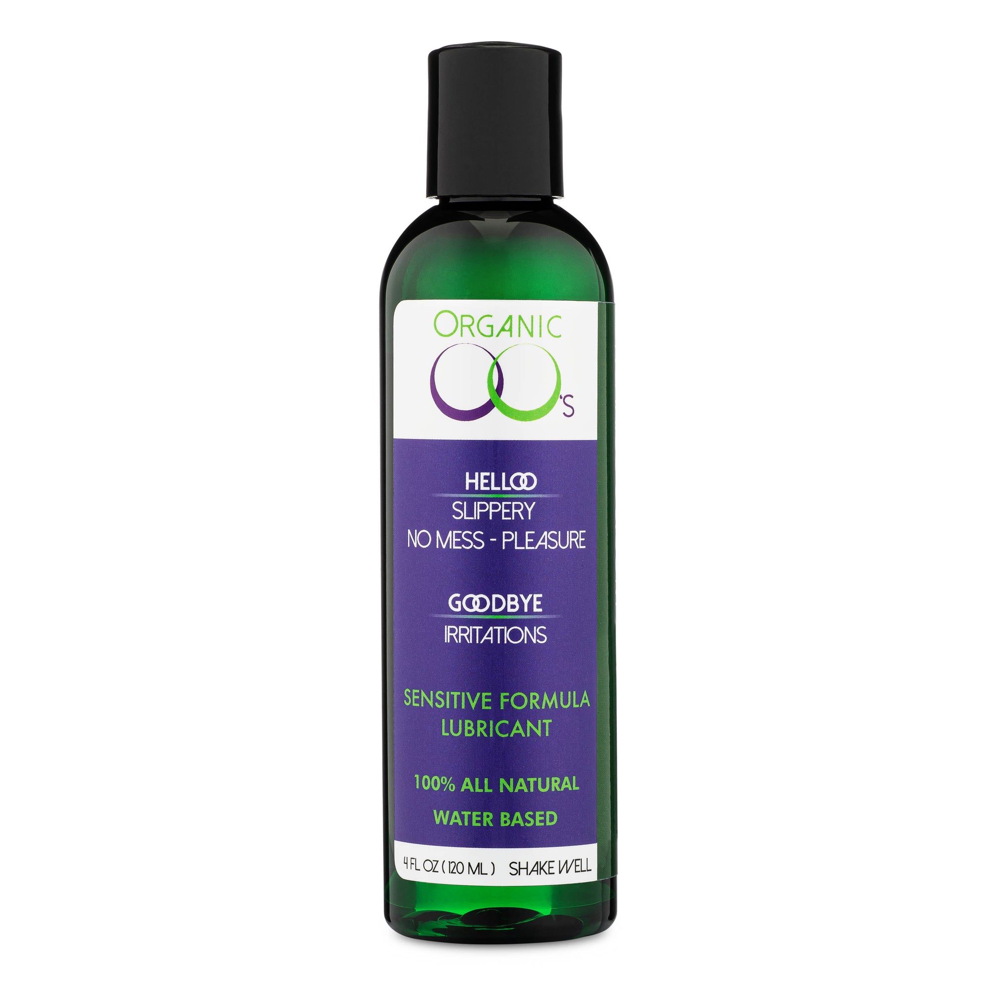 Organic OO's Water Based 100% All Natural Personal Lubricant 4.22 FL. OZ. / FREE SHIPPING